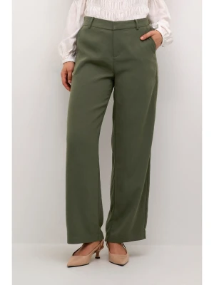 Kaffe Spodnie "Cocamia" w kolorze khaki rozmiar: 40