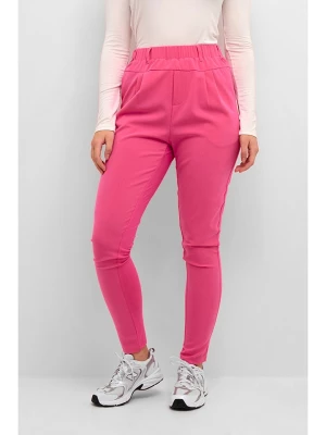 Kaffe Spodnie "Jillian" w kolorze różowym rozmiar: 44