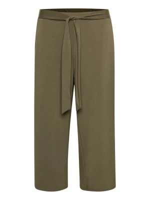 Kaffe Spodnie "Malli" w kolorze khaki rozmiar: XL