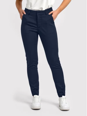 Kaffe Spodnie materiałowe Lea 10505191 Granatowy Slim Fit