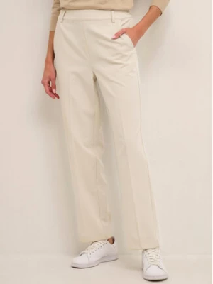 Kaffe Spodnie materiałowe Sakura 10506858 Biały Relaxed Fit