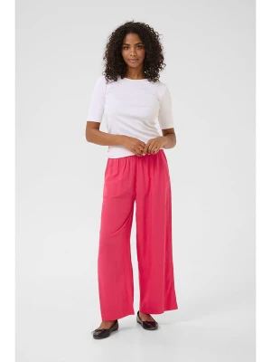 Kaffe Spodnie "Milia" w kolorze różowym rozmiar: 36