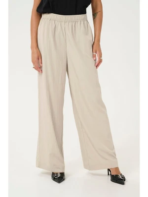 Kaffe Spodnie w kolorze beżowym rozmiar: 42