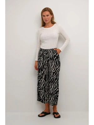 Kaffe Spodnie w kolorze czarno-białym rozmiar: 40