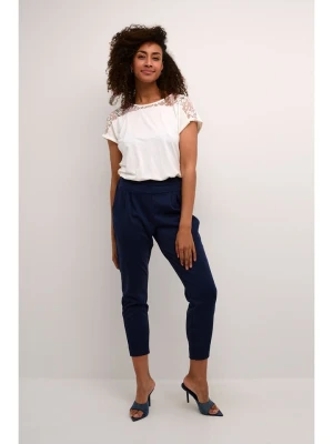 Kaffe Spodnie w kolorze granatowym rozmiar: XXL