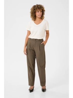 Kaffe Spodnie w kolorze khaki rozmiar: 42