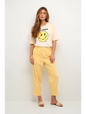 Kaffe Spodnie w kolorze żółtym rozmiar: 38