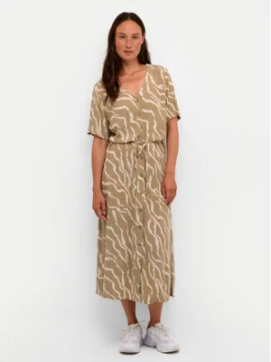 Kaffe Sukienka koszulowa Tara 10507379 Beżowy Regular Fit