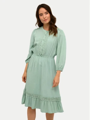 Kaffe Sukienka letnia Freya 10507544 Zielony Regular Fit