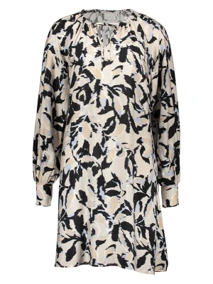 Kaffe Sukienka w kolorze beżowo-granatowym rozmiar: 40