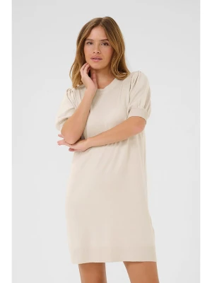 Kaffe Sukienka w kolorze beżowym rozmiar: M