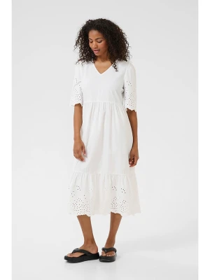 Kaffe Sukienka w kolorze białym rozmiar: 46