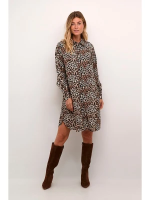 Kaffe Sukienka w kolorze brązowym rozmiar: 38