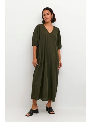 Kaffe Sukienka w kolorze ciemnozielonym rozmiar: 40