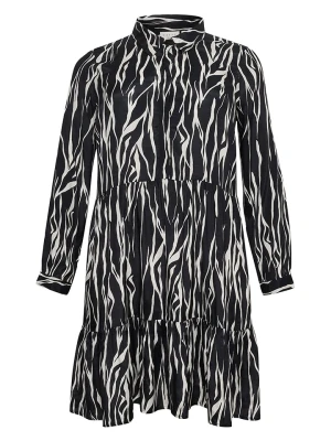 Kaffe Sukienka w kolorze czarno-białym rozmiar: 52