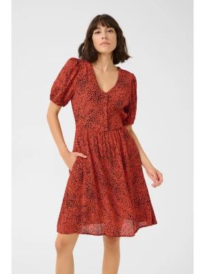 Kaffe Sukienka w kolorze czerwono-czarnym rozmiar: 44