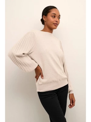 Kaffe Sweter "Alone" w kolorze beżowym rozmiar: M