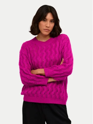 Kaffe Sweter Lena 10508807 Różowy Regular Fit