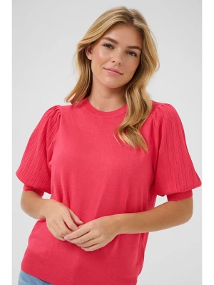 Kaffe Bluzka w kolorze różowym rozmiar: L
