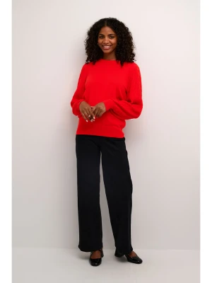 Kaffe Sweter w kolorze czerwonym rozmiar: XL