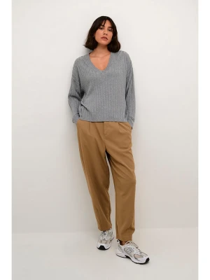 Kaffe Sweter w kolorze jasnoszarym rozmiar: S