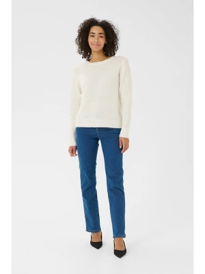 Kaffe Sweter w kolorze kremowym rozmiar: S