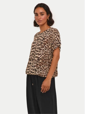 Kaffe T-Shirt Amber 10508257 Brązowy Relaxed Fit