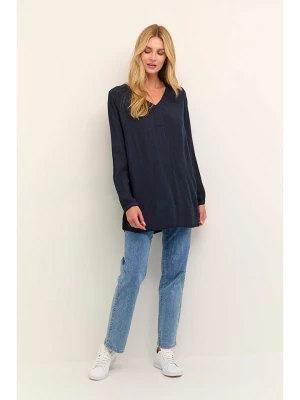 Kaffe Tunika "Amber" w kolorze granatowym rozmiar: 34