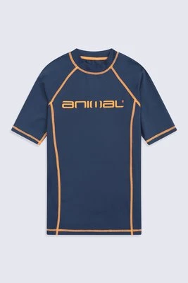 Kai koszulka UV dla dzieci do pływania z krótkim rękawem - Blue Animal