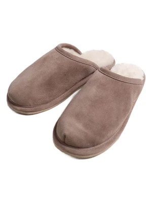 Kaiser Naturfellprodukte H&L Klapki "Cosy" w kolorze jasnobrązowym rozmiar: 38/39