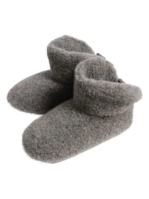 Kaiser Naturfellprodukte Kapcie "Kim" w kolorze szarym rozmiar: 38/39