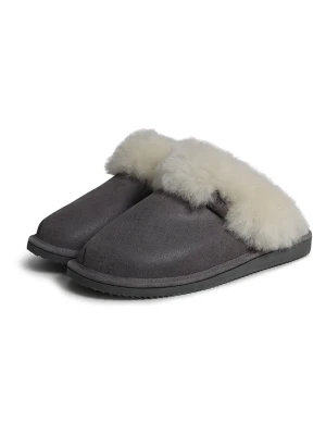 Kaiser Naturfellprodukte Kapcie wełniane "Frida" w kolorze szarym rozmiar: 38