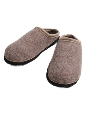 Kaiser Naturfellprodukte Kapcie wełniane w kolorze beżowym rozmiar: 44