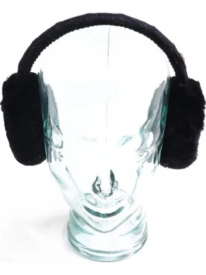 Kaiser Naturfellprodukte Nauszniki w kolorze czarnym rozmiar: onesize