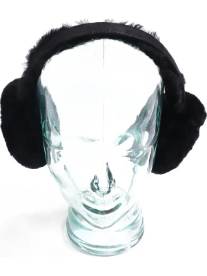 Kaiser Naturfellprodukte Nauszniki w kolorze czarnym rozmiar: onesize