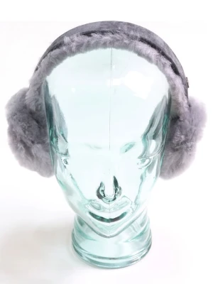 Kaiser Naturfellprodukte Nauszniki w kolorze szarym rozmiar: onesize