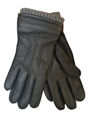 Kaiser Naturfellprodukte Skórzane rękawiczki w kolorze czarnym rozmiar: 9