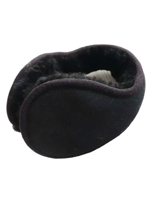 Kaiser Naturfellprodukte Wełniane nauszniki w kolorze czarnym rozmiar: onesize