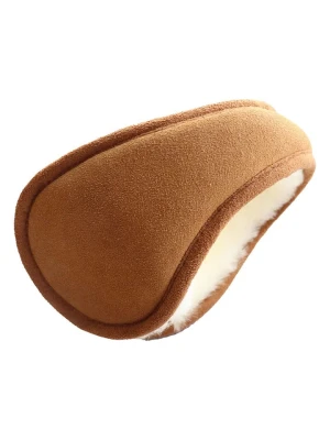 Kaiser Naturfellprodukte Wełniane nauszniki w kolorze jasnobrązowym rozmiar: onesize