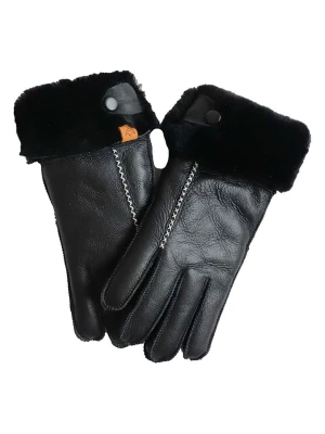 Kaiser Naturfellprodukte Wełniane rękawiczki "Lady" w kolorze czarnym rozmiar: 8