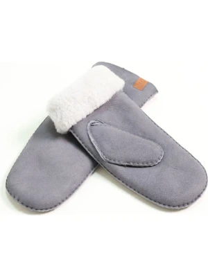 Kaiser Naturfellprodukte Wełniane rękawiczki w kolorze szarym rozmiar: 9