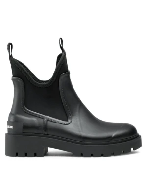 Kalosze Calvin Klein Jeans Mid Rainboot Chelsea YW0YW01034 Czarny