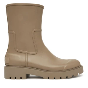 Kalosze Calvin Klein Jeans Mid Rainboot Rubber YW0YW02004 Brązowy