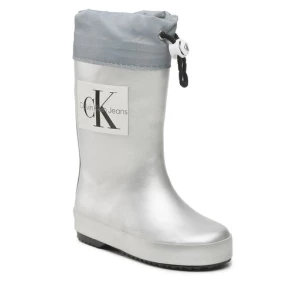 Kalosze Calvin Klein Jeans Rain Boot V3X6-80425-0083 M Srebrny