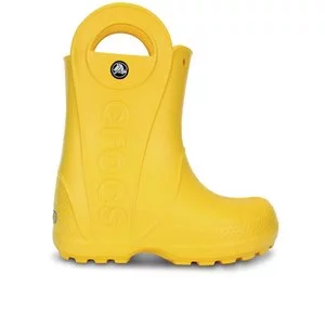 Kalosze Crocs Handle It Rain Boot Kids 12803-730 - żółte
