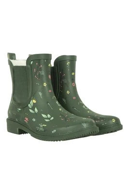 Kalosze damskie Ankle Mud - Dark Green Mountain Warehouse
