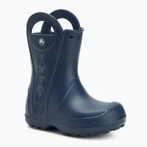 Kalosze dziecięce Crocs Handle It Rain Boot Kids Toddler navy