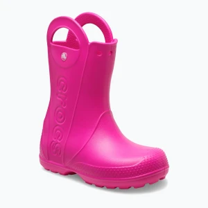 Kalosze dziecięce Crocs Handle It Rain Boot Kids Toddler pink crush