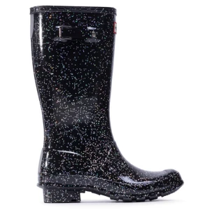 Kalosze Hunter Org Kids Giant Glitter Boots JFT6075RGT Czarny