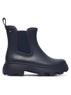 Kalosze Tommy Hilfiger Flag Cleated FW0FW09387 Granatowy